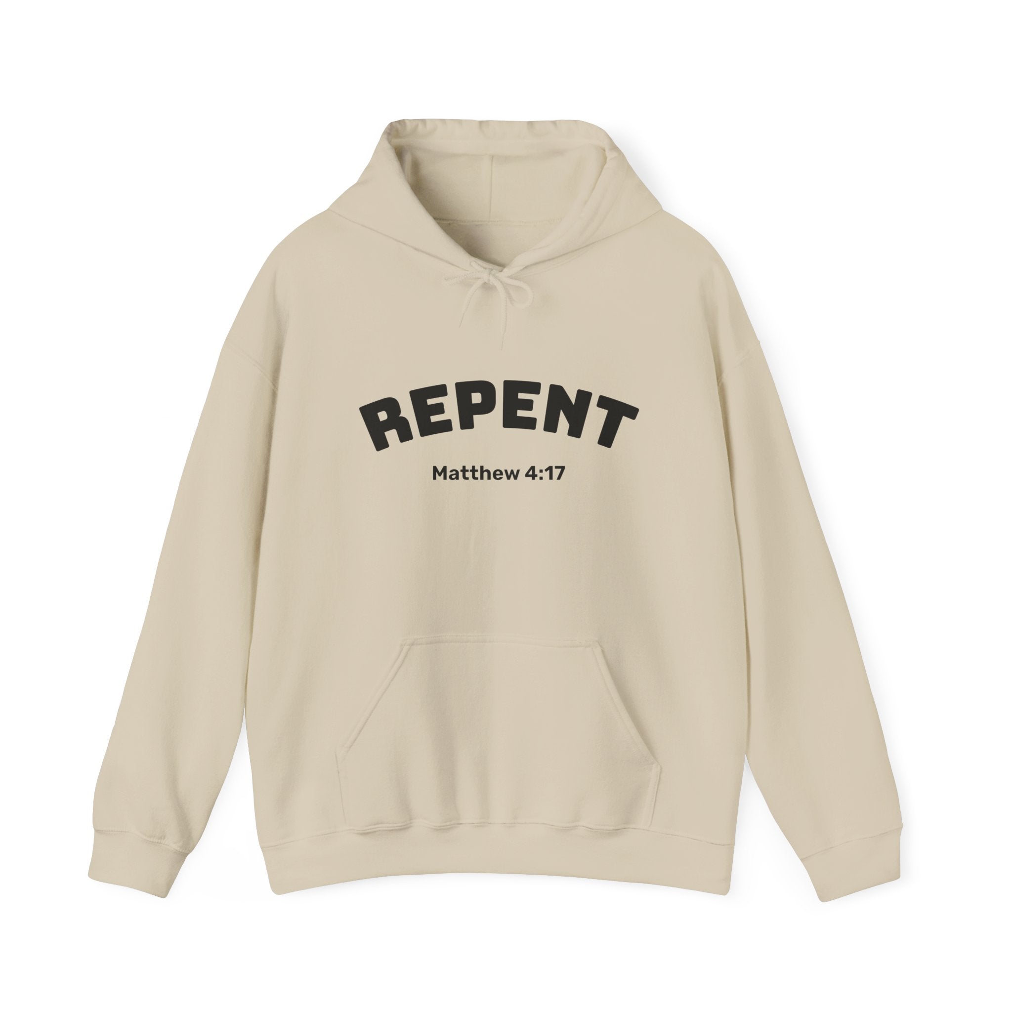 Repent Motivational Hooded Sweatshirt