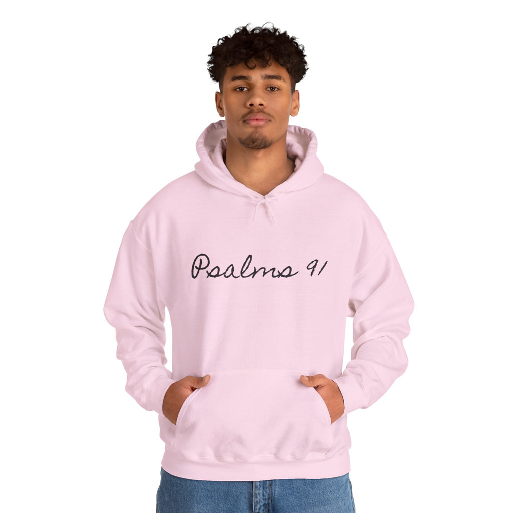 Psalms 91 Motivational Hooded Sweatshirt