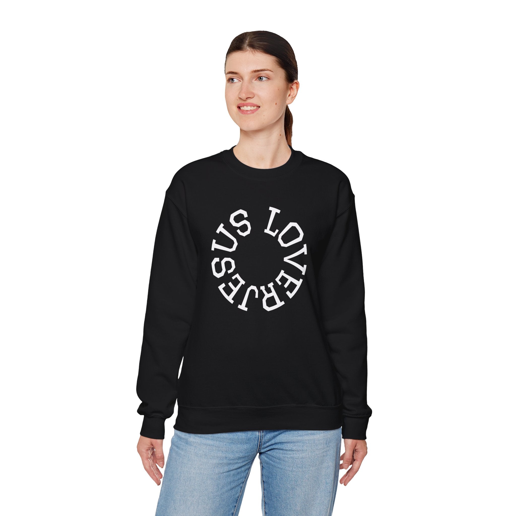 Jesus Lover Stylish Faith-Inspired Crewneck Sweatshirt