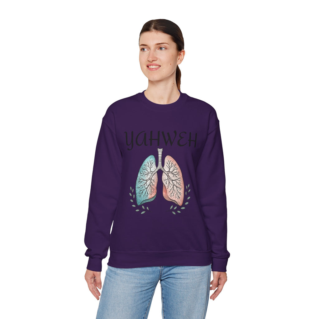 YAHWEH Faith-Inspired Crewneck Sweatshirt Various Colors