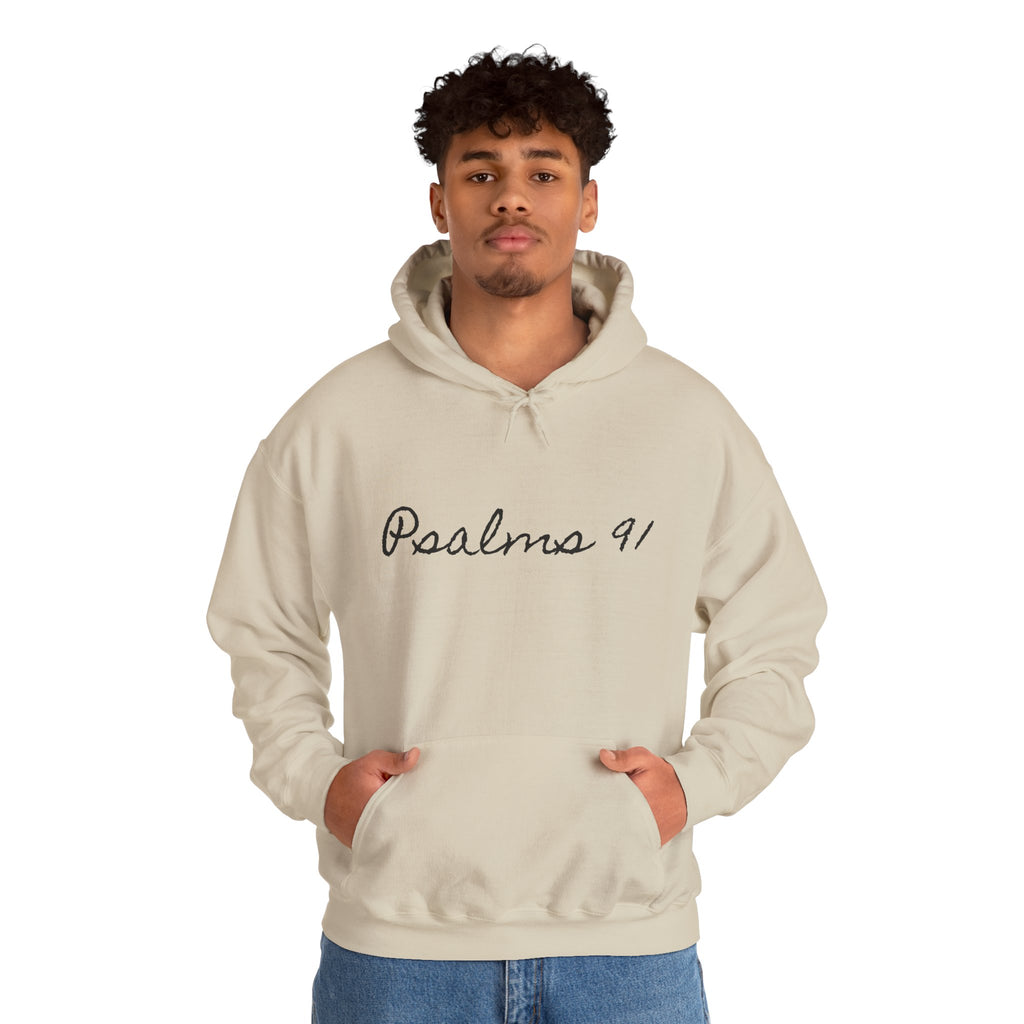 Psalms 91 Motivational Hooded Sweatshirt