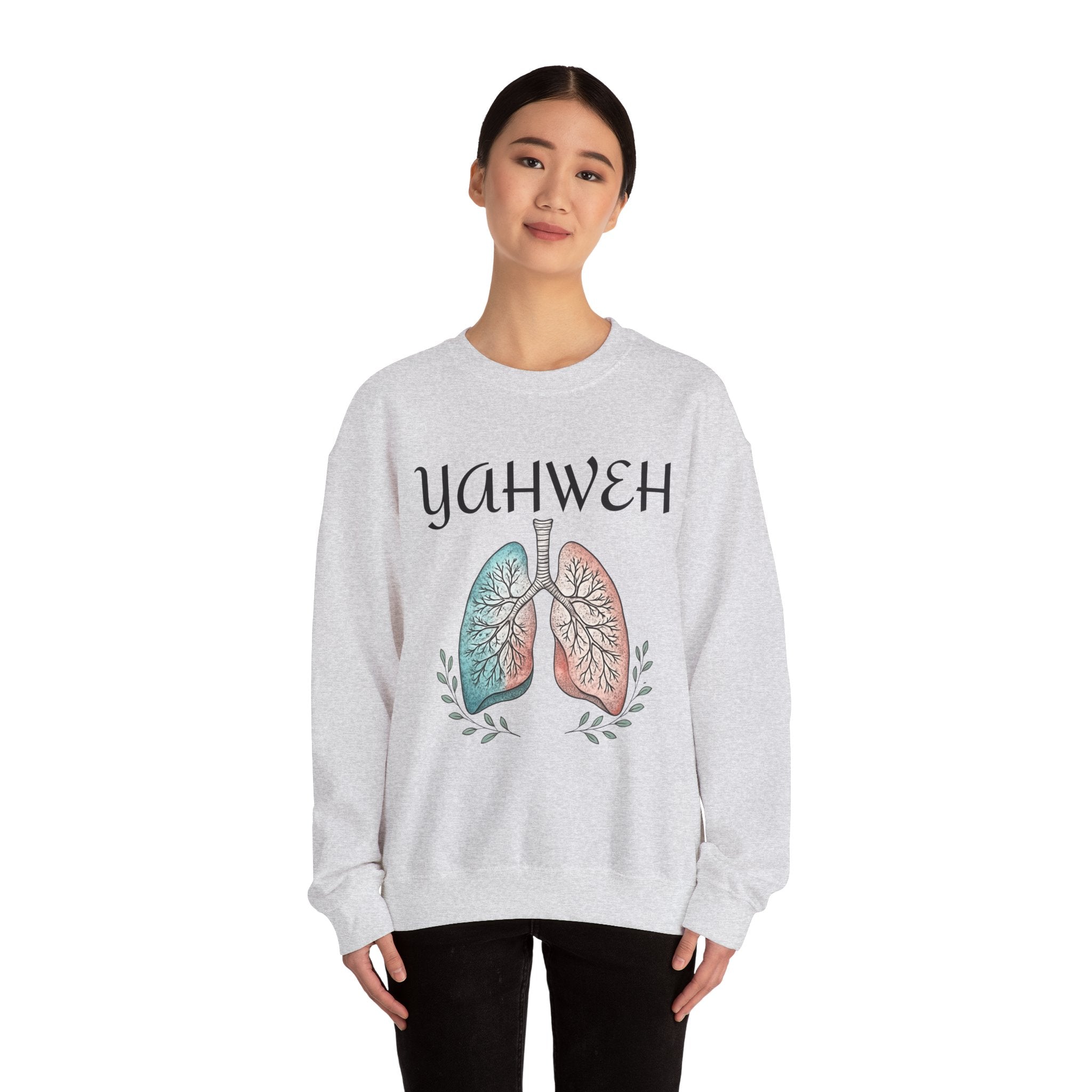 YAHWEH Faith-Inspired Crewneck Sweatshirt Various Colors