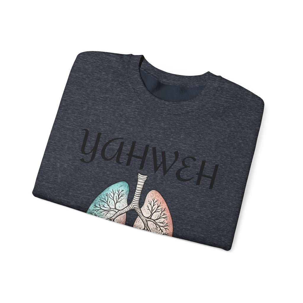 YAHWEH Faith-Inspired Crewneck Sweatshirt Various Colors