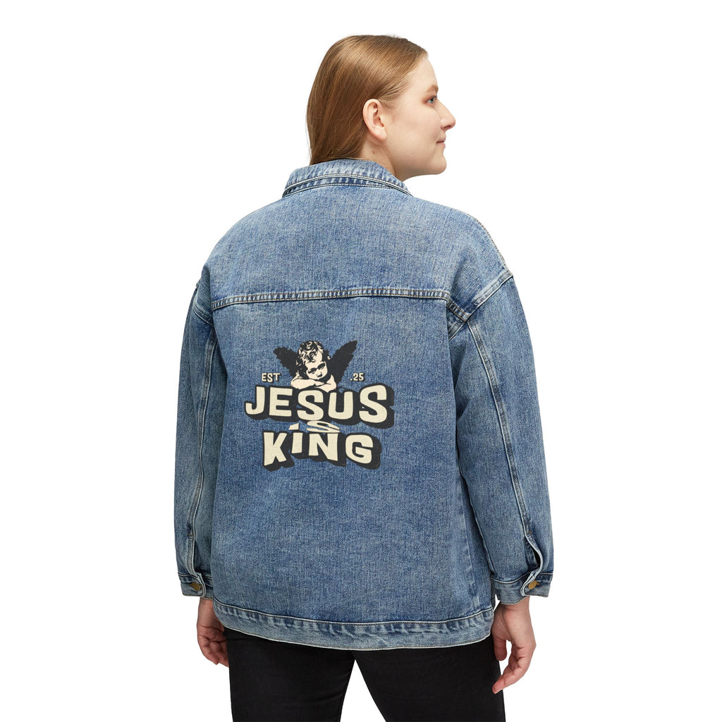 JESUS IS KING Women's Denim Jacket