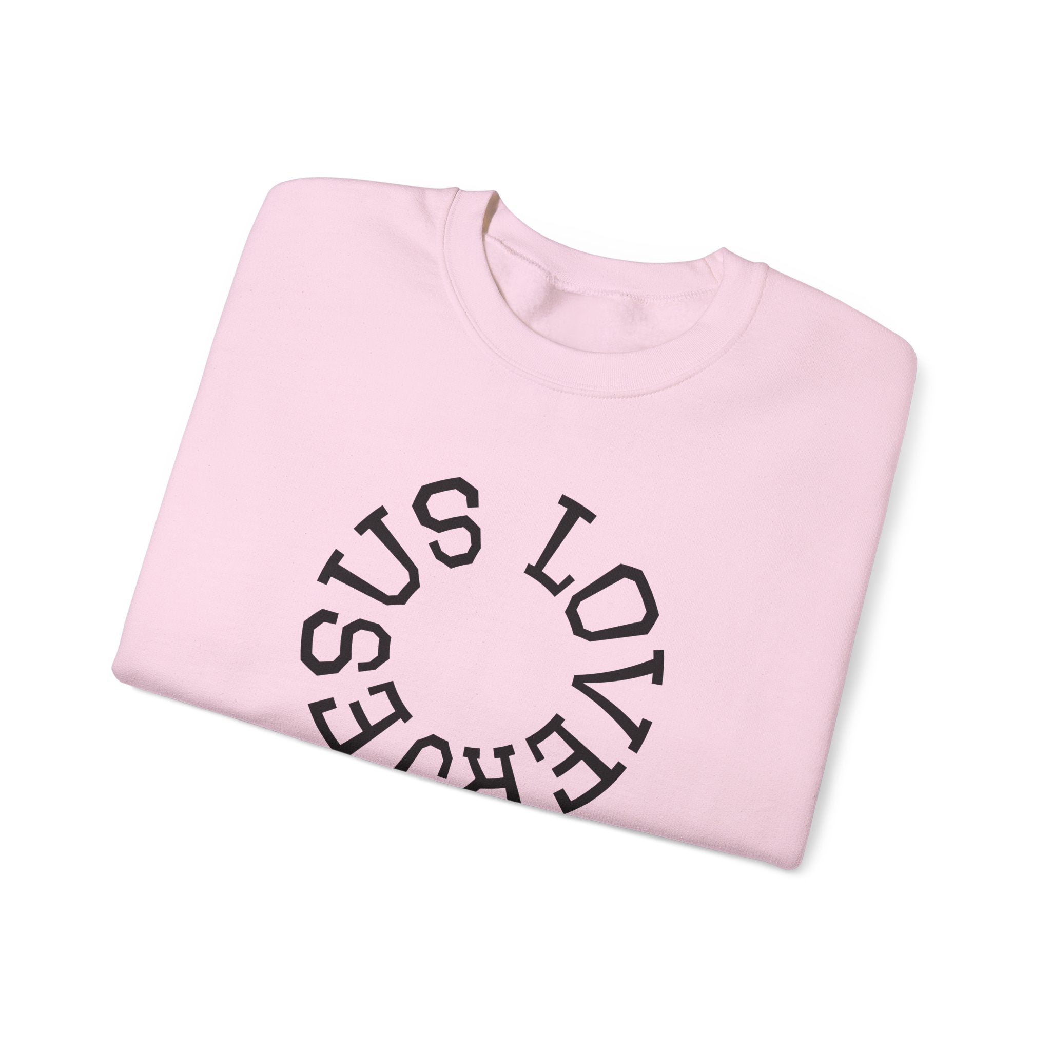 Jesus Lover Faith-Inspired Crewneck Sweatshirt, Various Colors
