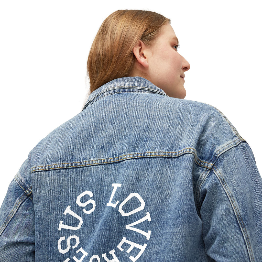 JESUS LOVER Women's Denim Jacket