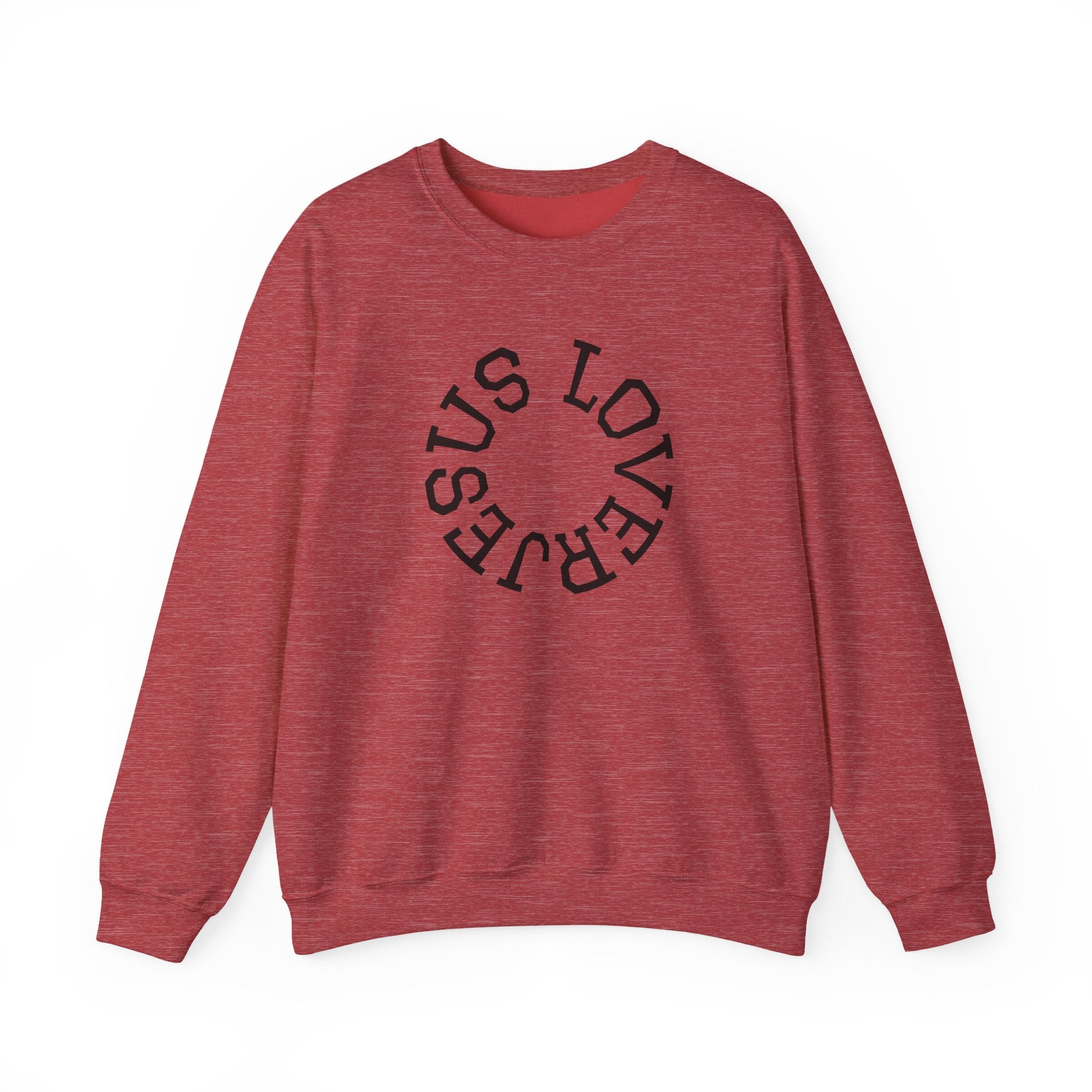 Jesus Lover Faith-Inspired Crewneck Sweatshirt, Various Colors