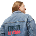 FORGIVE LIKE JESUS Women's Denim Jacket