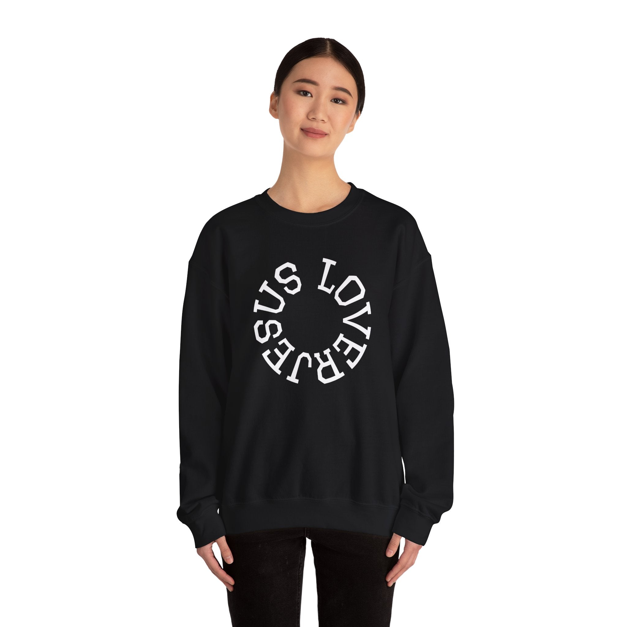 Jesus Lover Stylish Faith-Inspired Crewneck Sweatshirt