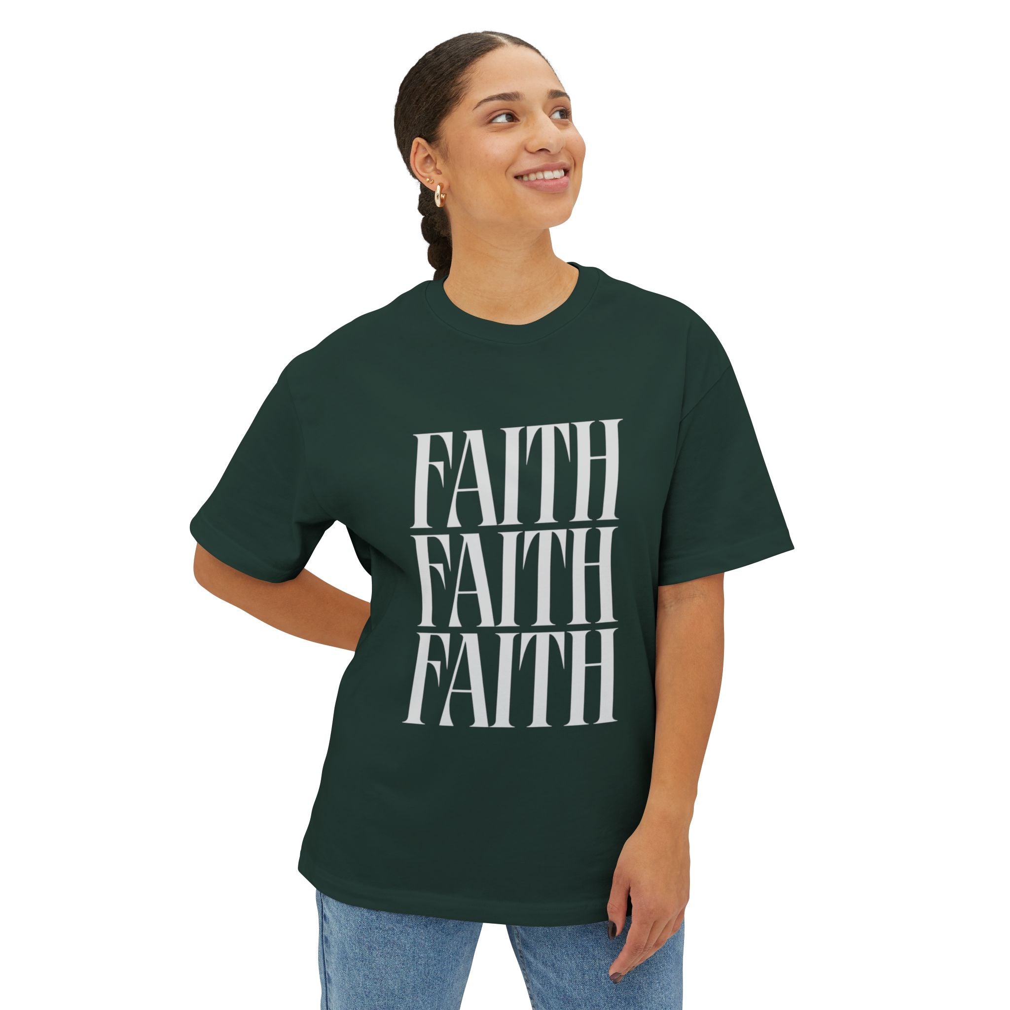 FAITH Unisex Oversized Tee
