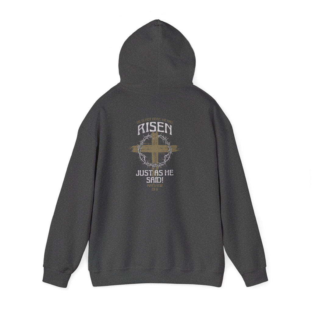 RISEN  Motivational Hooded Sweatshirt