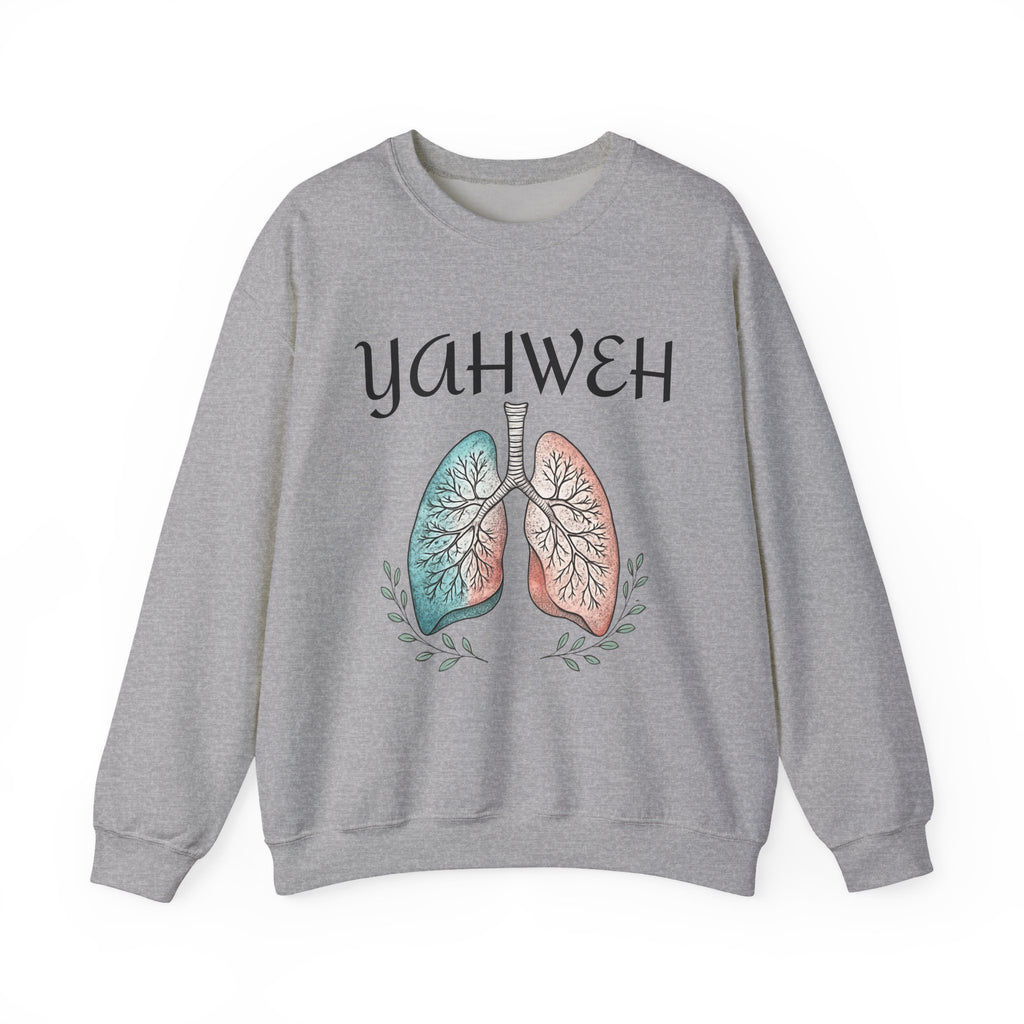 YAHWEH Faith-Inspired Crewneck Sweatshirt Various Colors