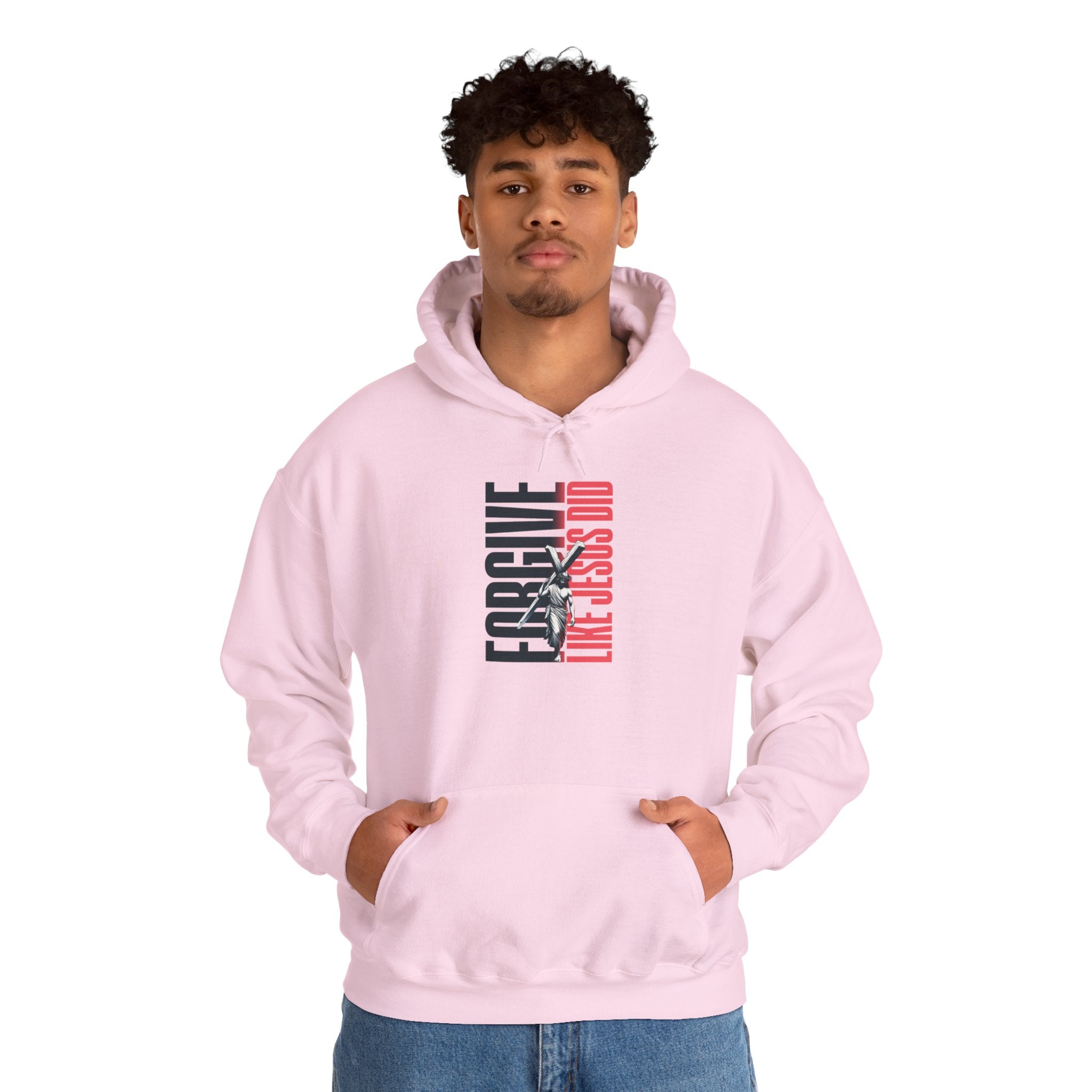 FORGIVE LIKE JESUS Motivational Hooded Sweatshirt