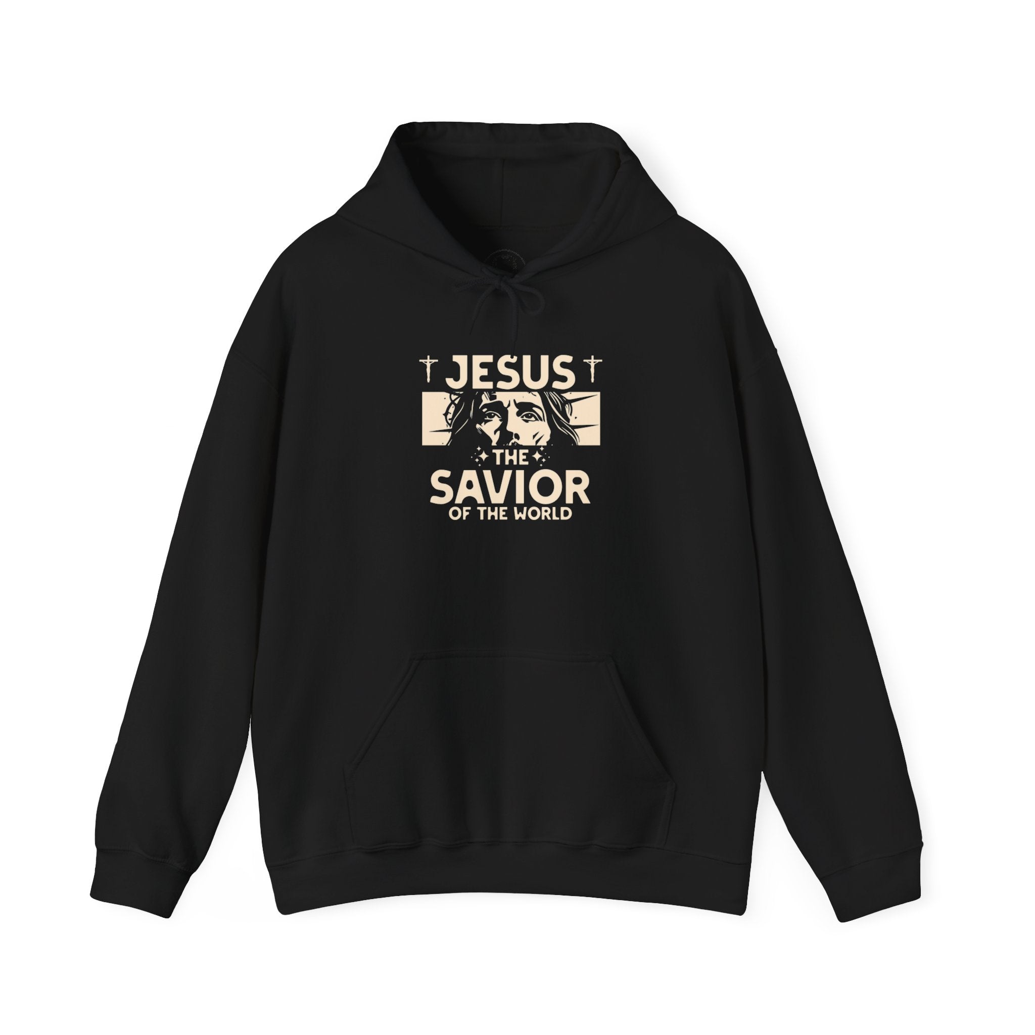 JESUS SAVIOR  Motivational Hooded Sweatshirt