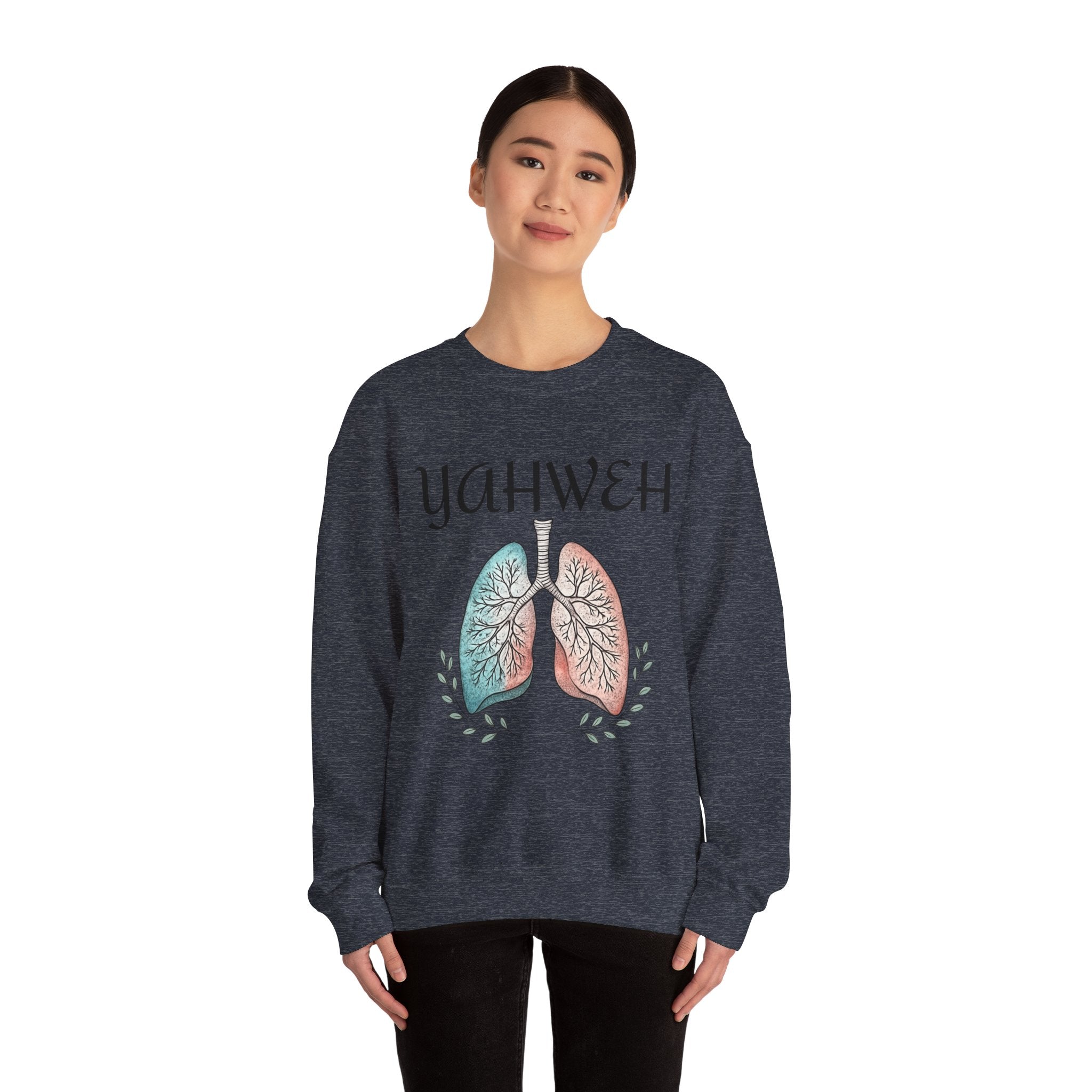 YAHWEH Faith-Inspired Crewneck Sweatshirt Various Colors