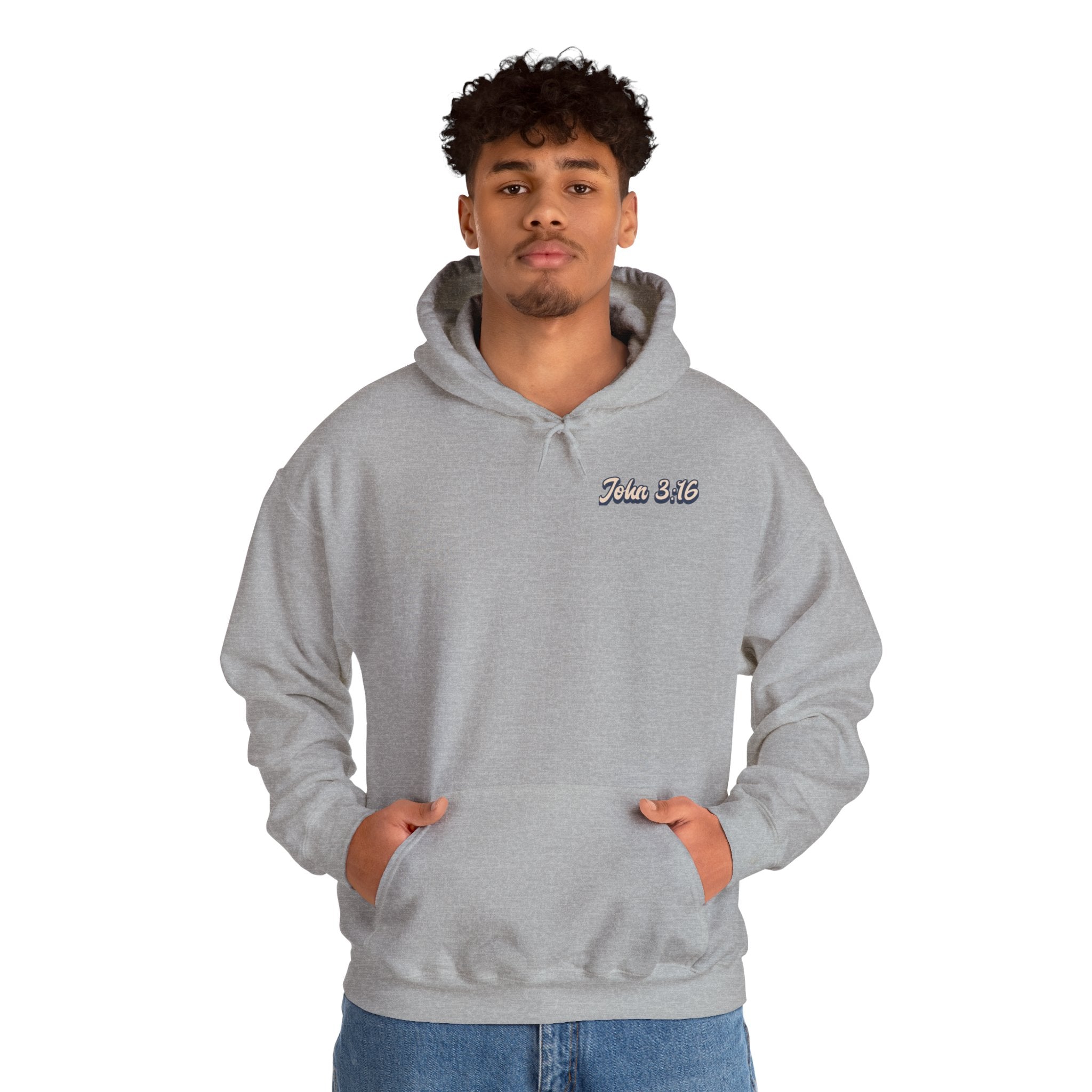 LOVED BY  GOD Motivational Hooded Sweatshirt
