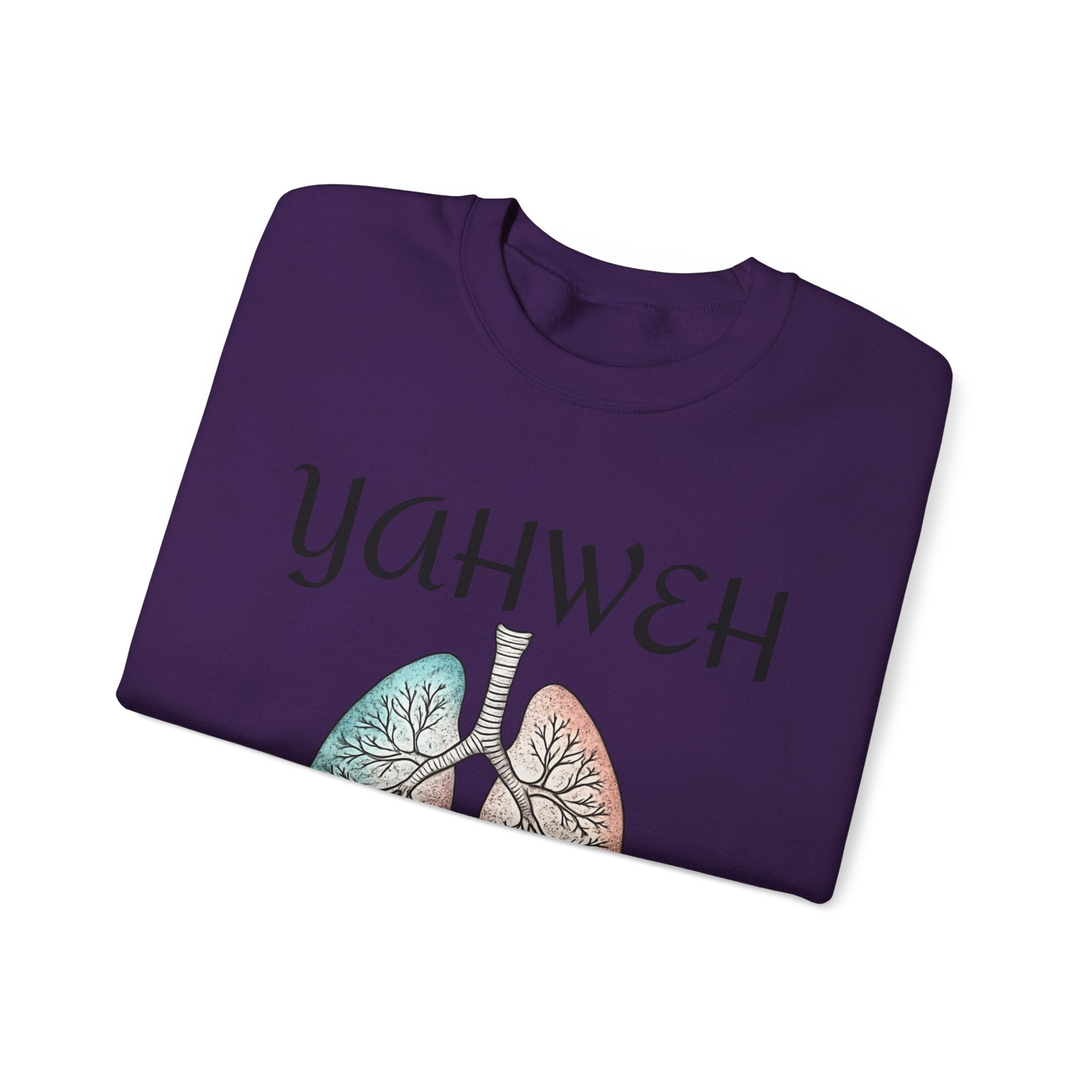 YAHWEH Faith-Inspired Crewneck Sweatshirt Various Colors